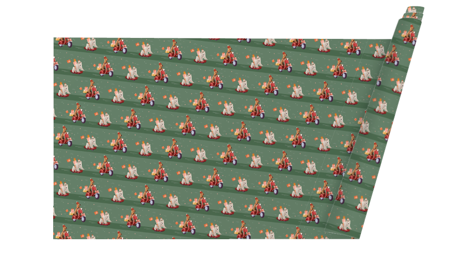 WRAPPING CHRISTMAS PAPER 10 (3x10 ROLLEN) 