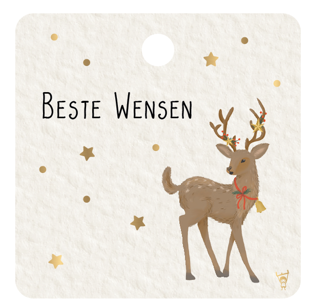 CADEAUKAARTJE - BESTE WENSEN HERT
