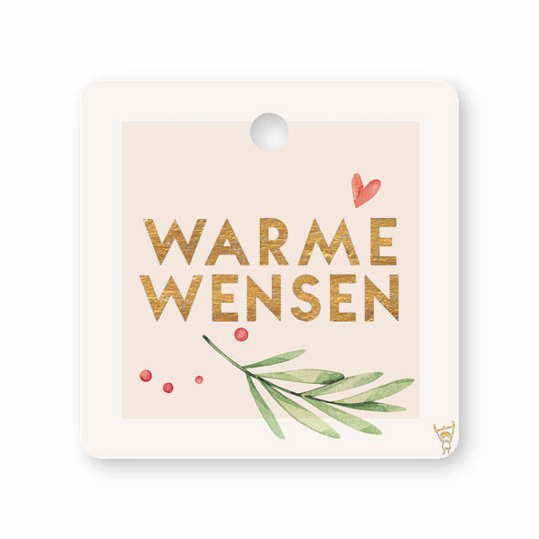 CADEAUKAARTJE - WARME WENSEN