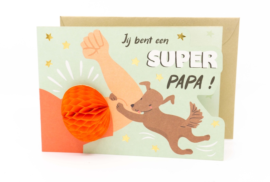 JIJ BENT EEN SUPER PAPA