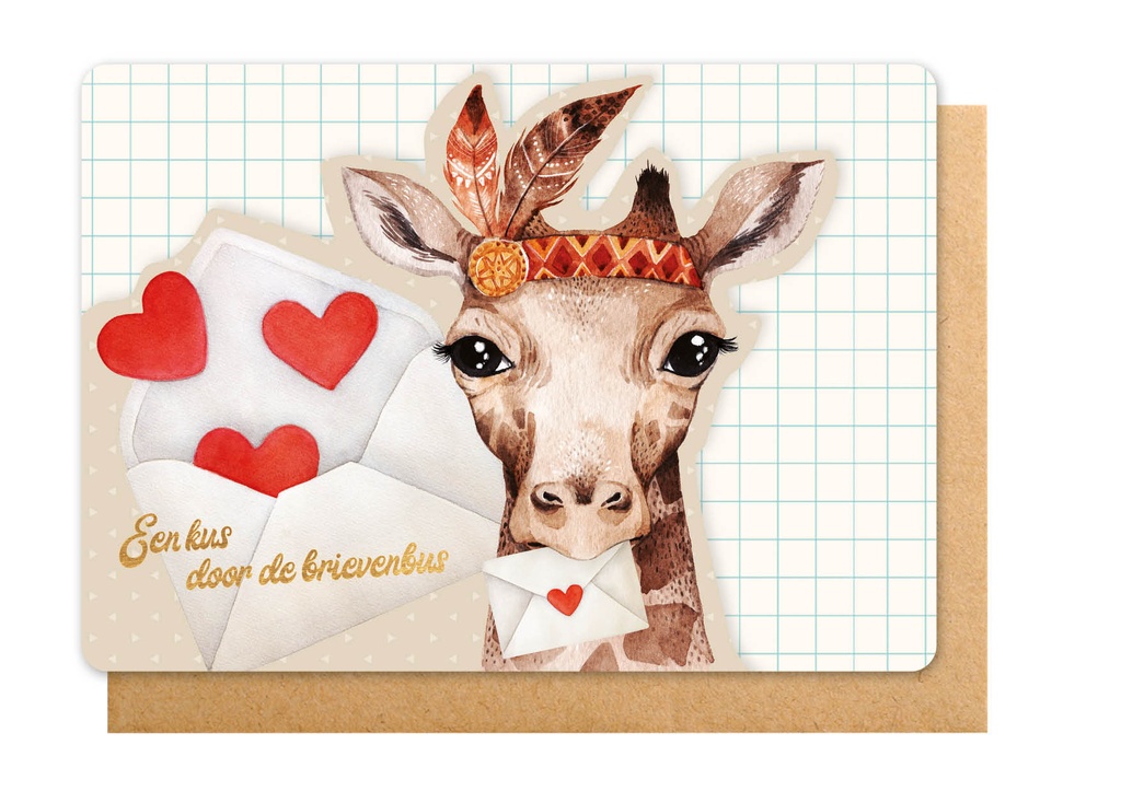 EEN KUS DOOR DE BRIEVENBUS