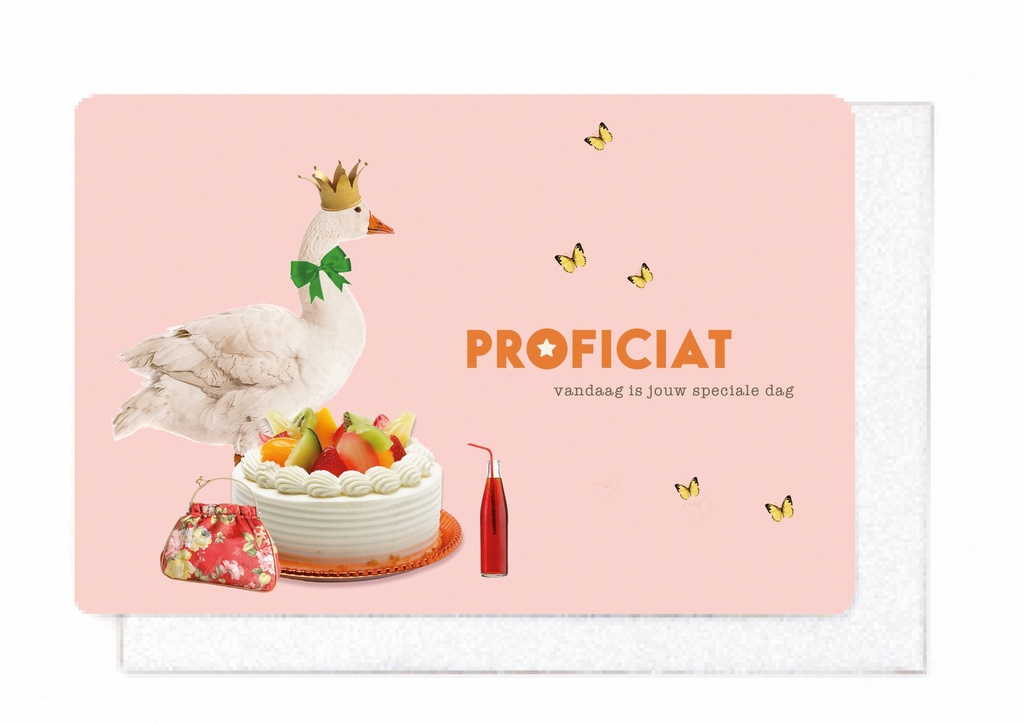 PROFICIAT VANDAAG IS JOUW SPECIALE DAG 