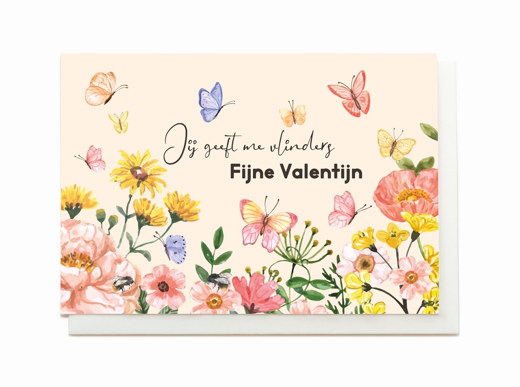 JIJ GEEFT ME VLINDERS - FIJNE VALENTIJN