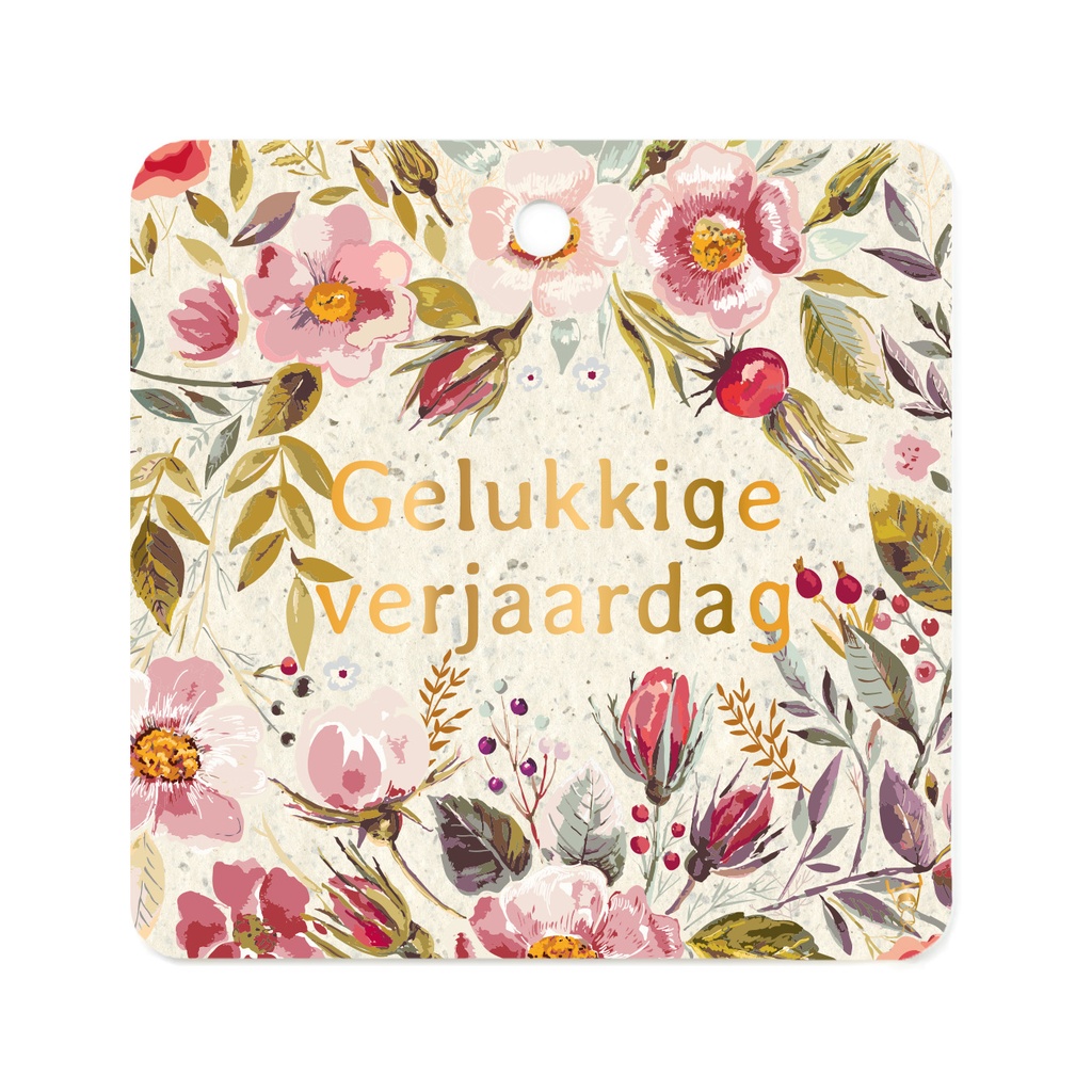 CADEAUKAARTJE - GELUKKIGE VERJAARDAG