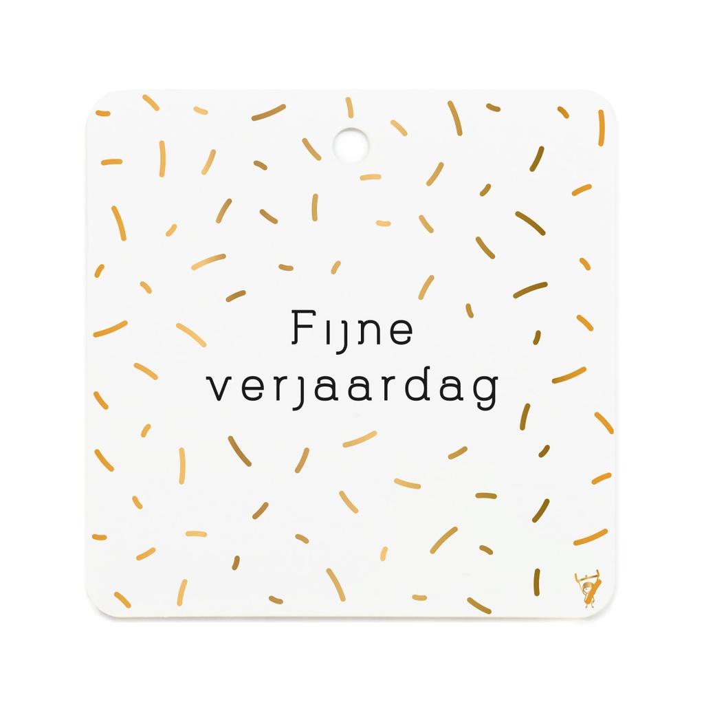 CADEAUKAARTJE - FIJNE VERJAARDAG