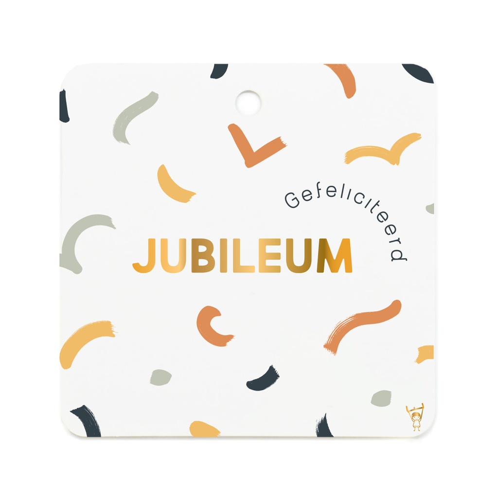 CADEAUKAARTJE - GEFELICITEERT - JUBILEUM