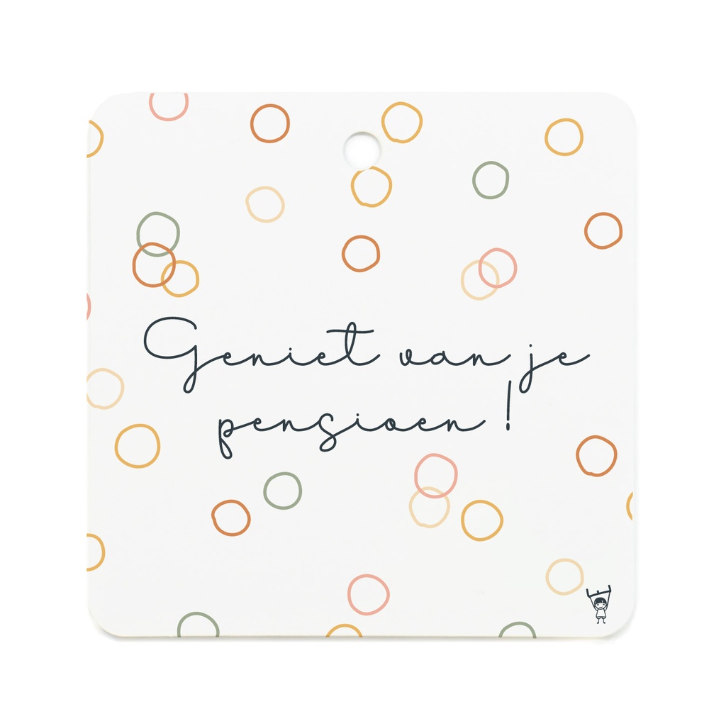 CADEAUKAARTJE - GENIET VAN JE PENSIOEN