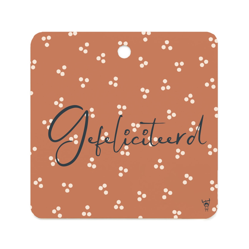 CADEAUKAARTJE - GEFELICITEERD