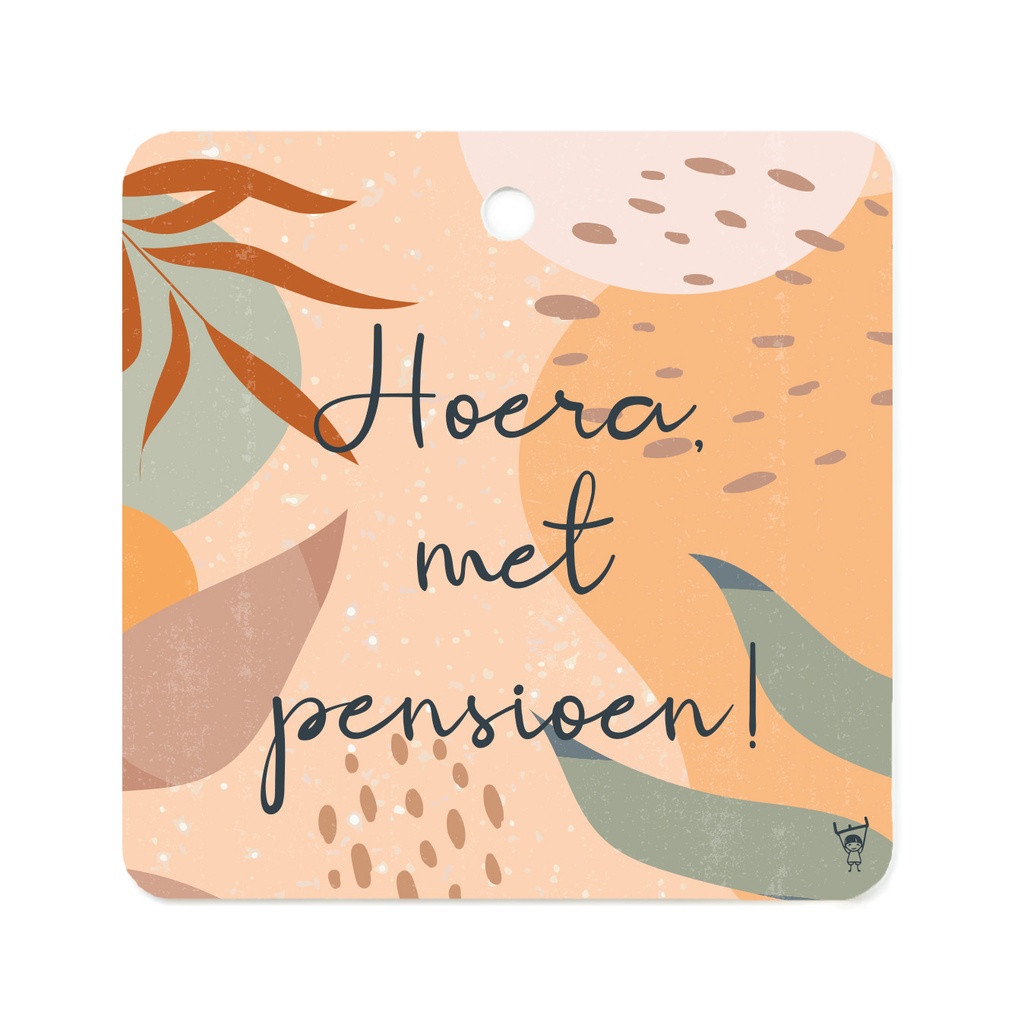 CADEAUKAARTJE - HOERA MET PENSIOEN