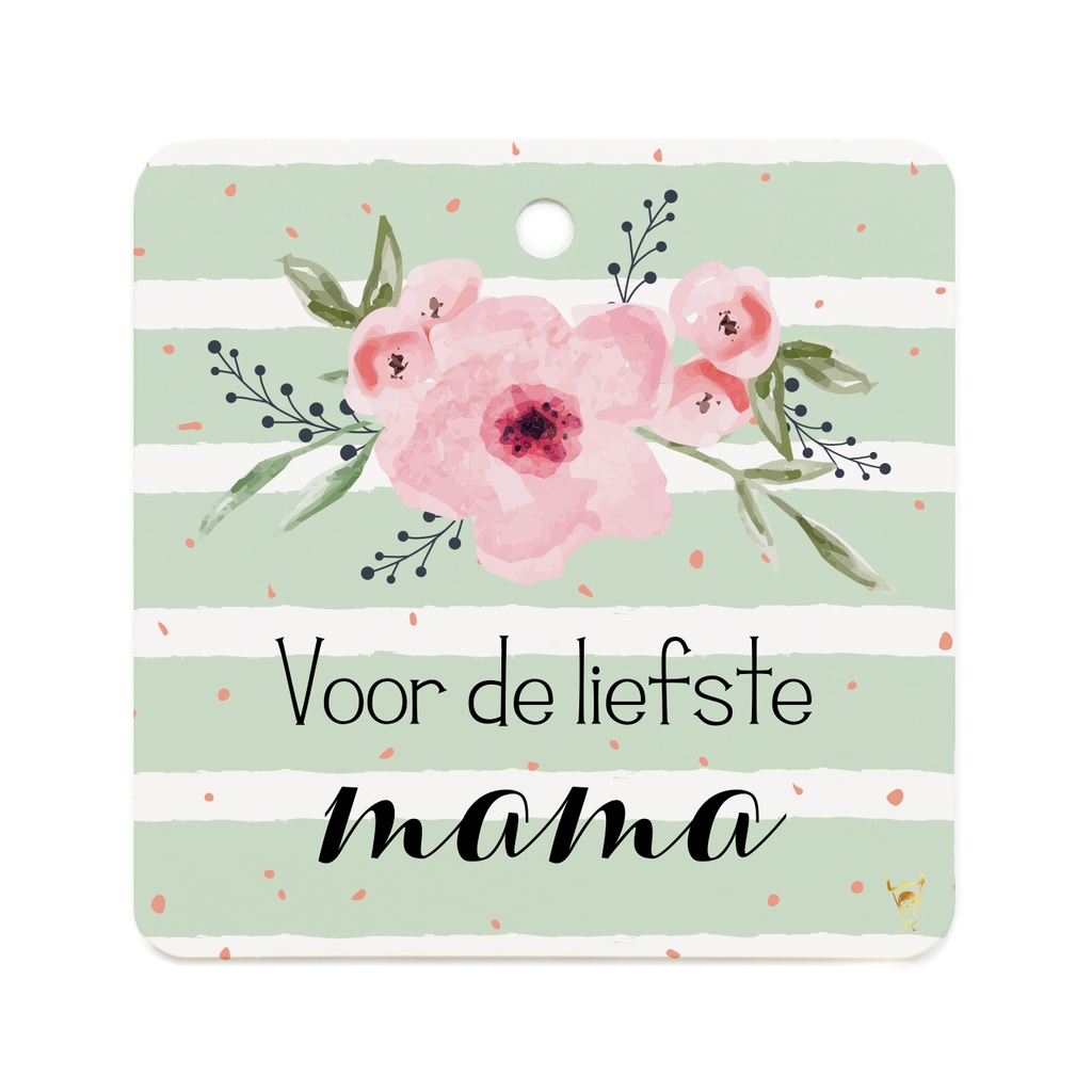 CADEAUKAARTJE - VOOR DE LIEFSTE MAMA