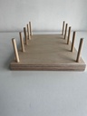 HOUTEN DRAADDISPLAY 4 POSITIES