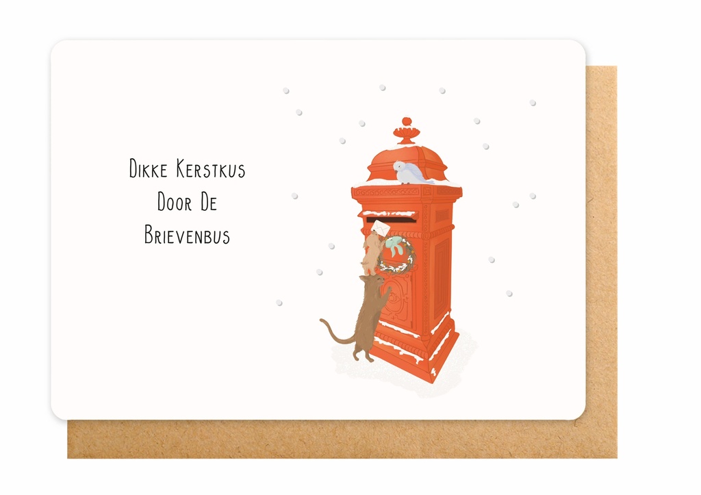 DIKKE KERSTKUS DOOR DE BRIEVENBUS