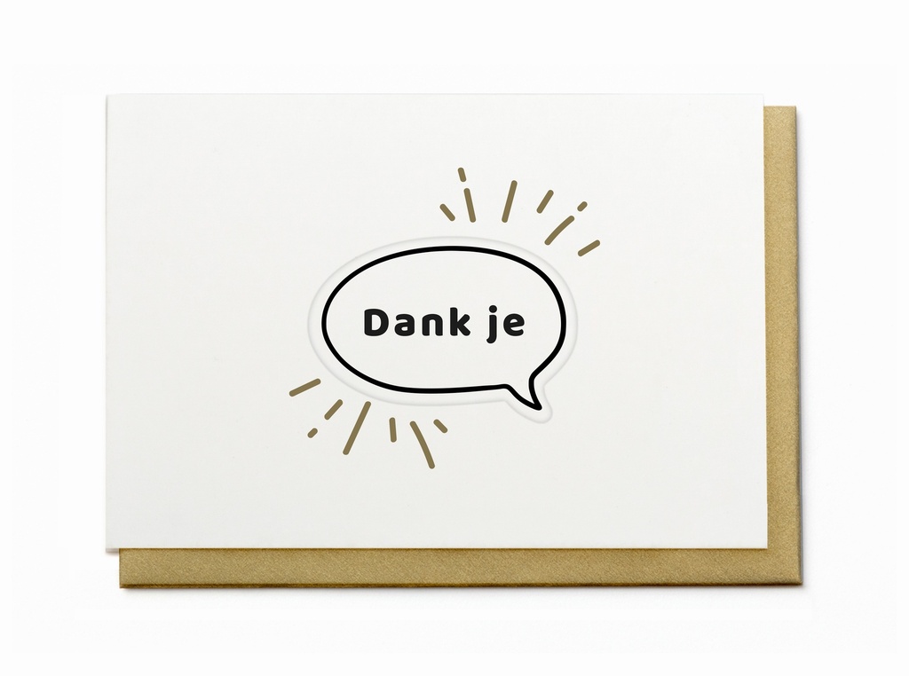 DANK JE