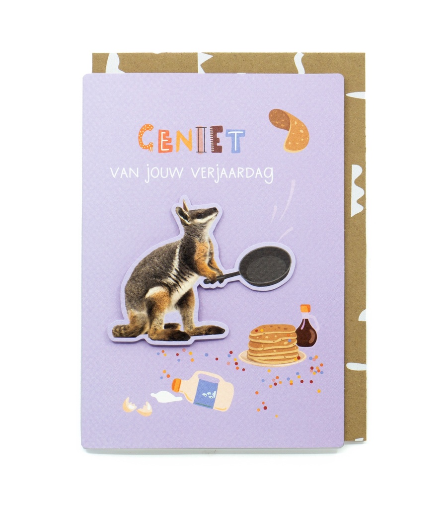 GENIET VAN JOUW VERJAARDAG