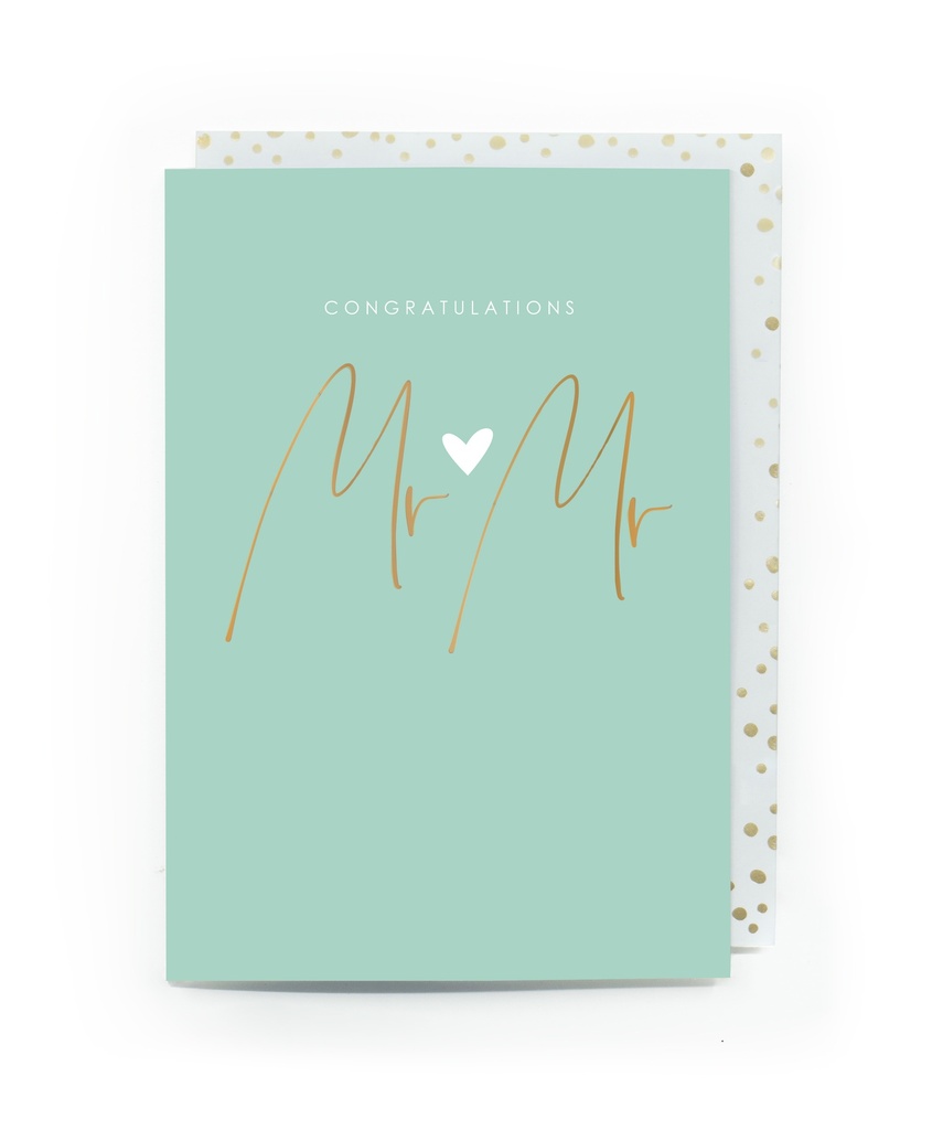 CONGRATULATIONS MR & MR