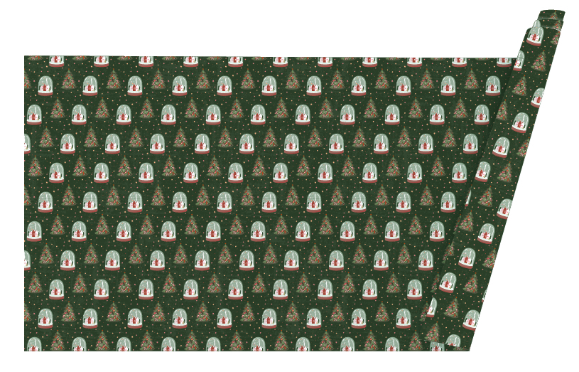 WRAPPING CHRISTMAS PAPER DOWN TO EARTH