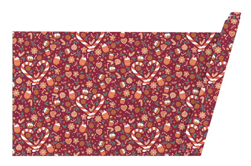 WRAPPING CHRISTMAS PAPER COLOURFUL CHRISTMAS