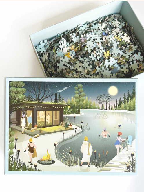 SAUNA BY THE LAKE - PUZZLE 1000 PCS