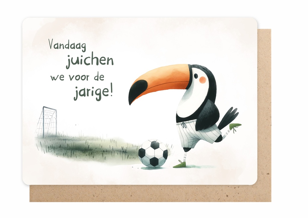 VANDAAG JUICHEN WE VOOR DE JARIGE!