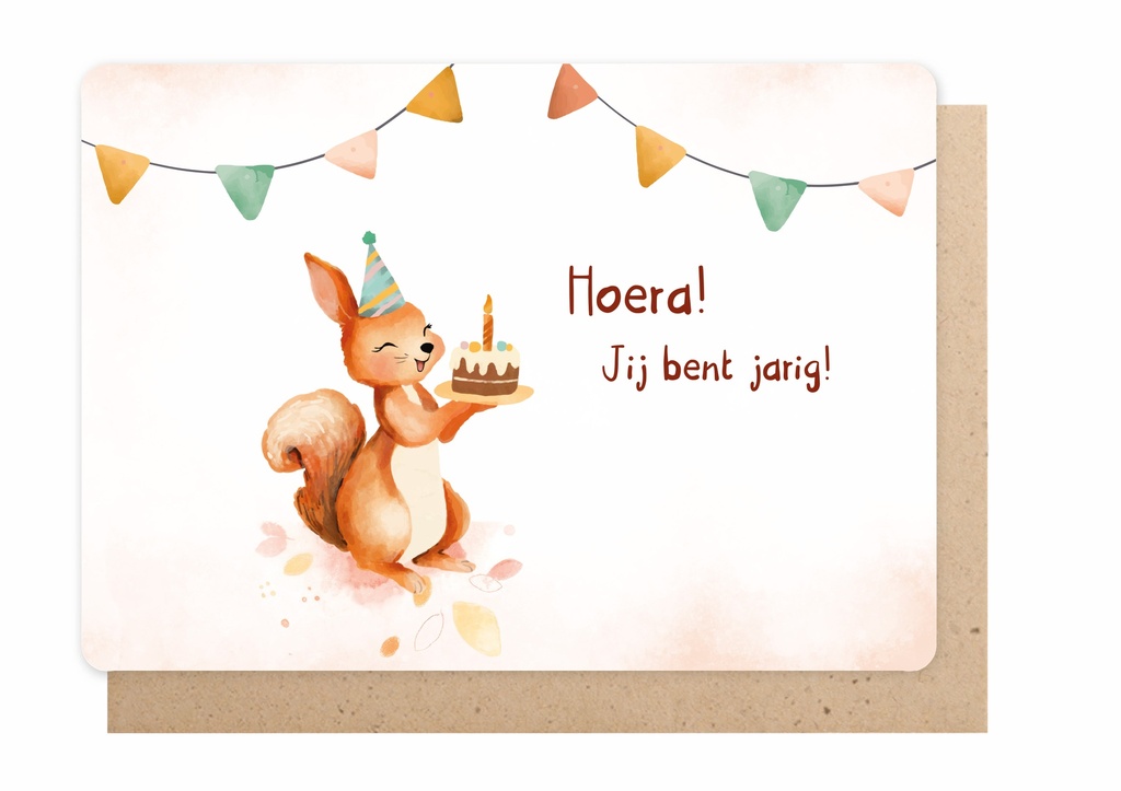 HOERA! JIJ BENT JARIG!