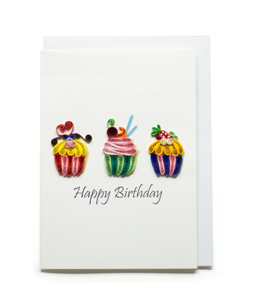 HAPPY BIRTHDAY CUPCAKES