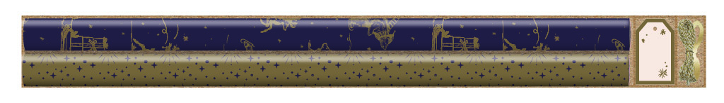 GIFT WRAP SET GOLD GLOW