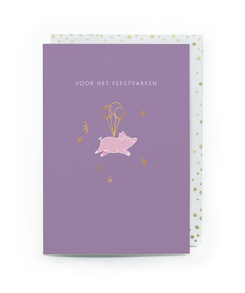 VOOR HET FEESTVARKEN