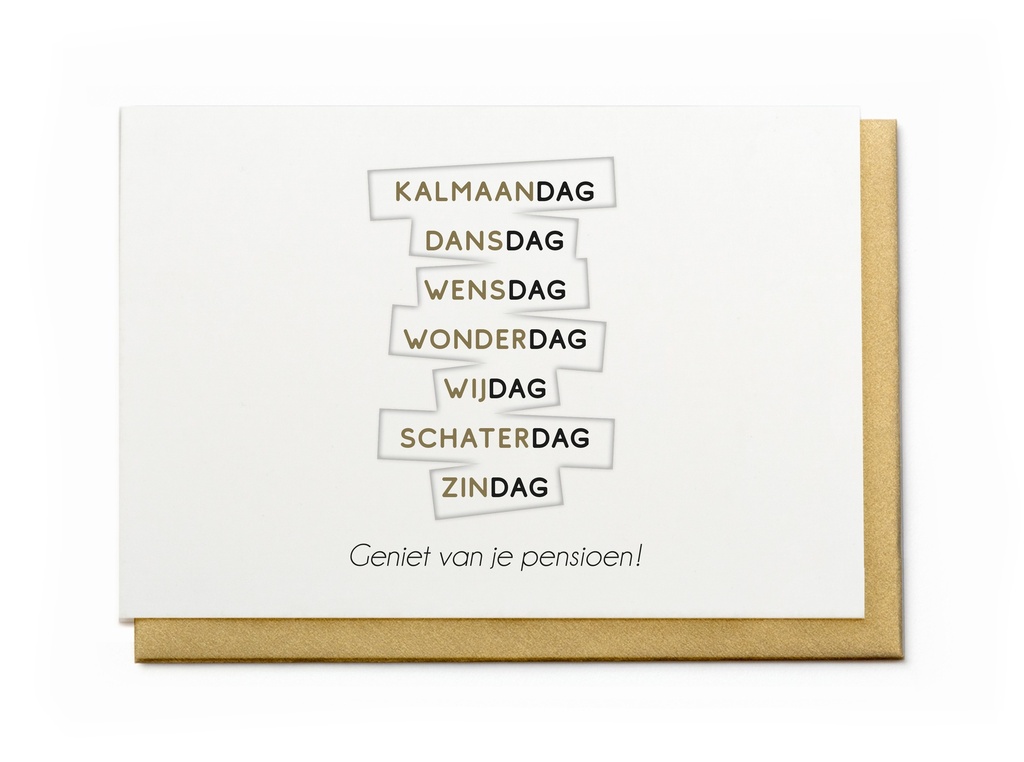 GENIET VAN JE PENSIOEN