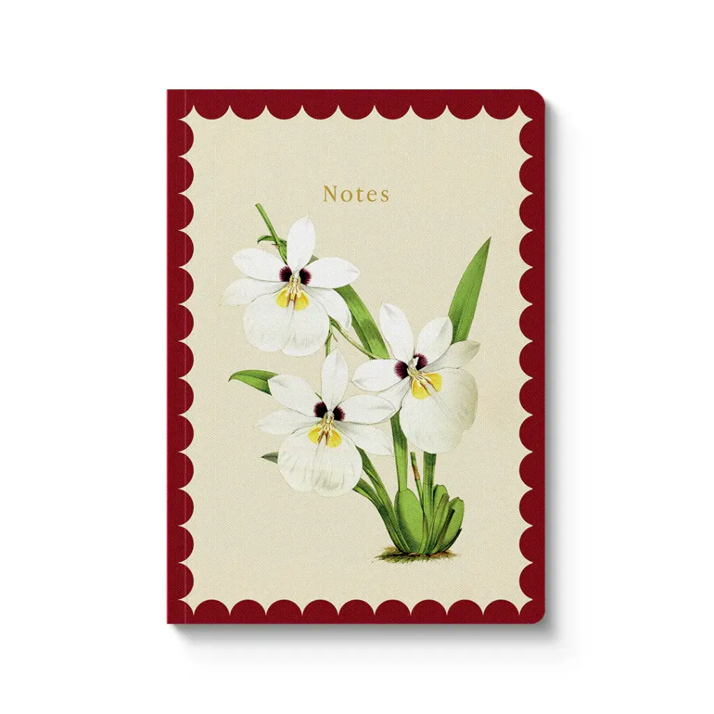 NOTEBOOK A5 WHITE ORCHID