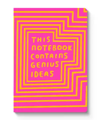 NOTEBOOK A5 THIS NOTEBOOK CONTAINS GENIUS IDEAS