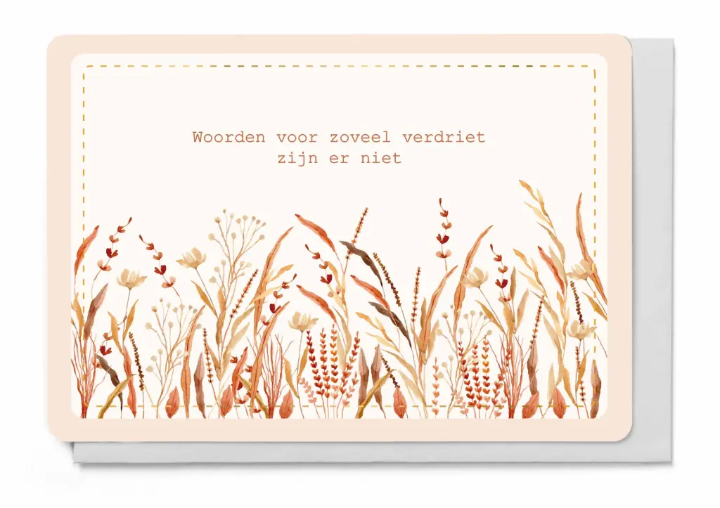 WOORDEN VOOR ZOVEEL VERDRIET ZIJN ER NIET