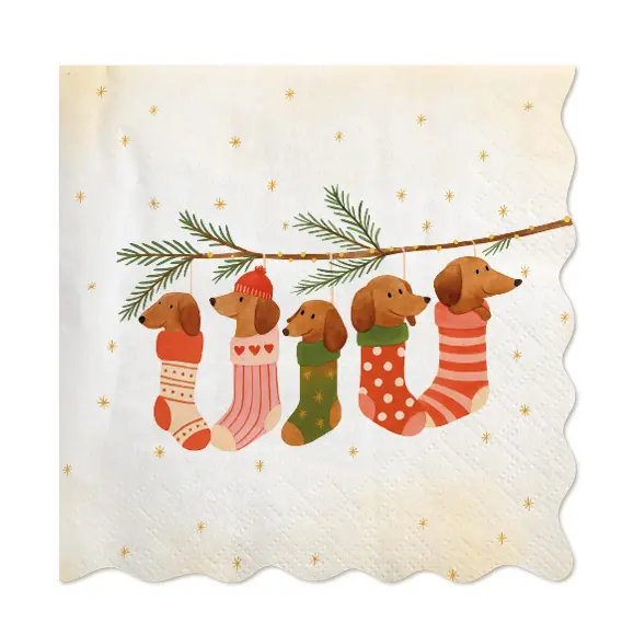 SERVIETTES DAYDREAM CHIENS