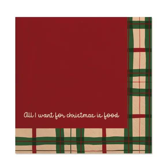 SERVETTEN ALL I WANT FOR CHRISMAS IS FOOD