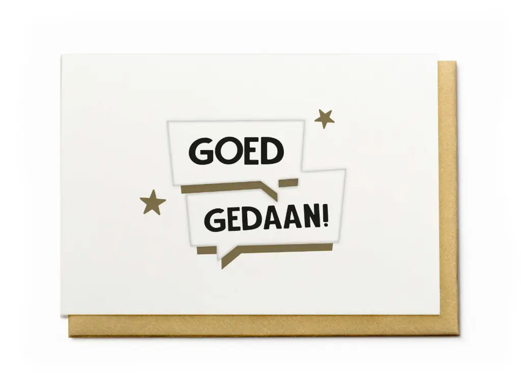 GOED GEDAAN