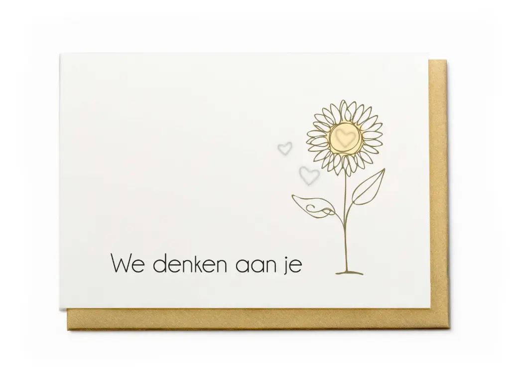 WE DENKEN AAN JE