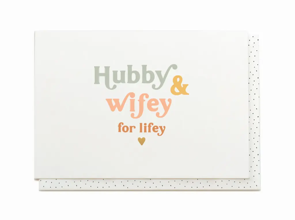 HUBBY & WIFEY FOR LIFEY