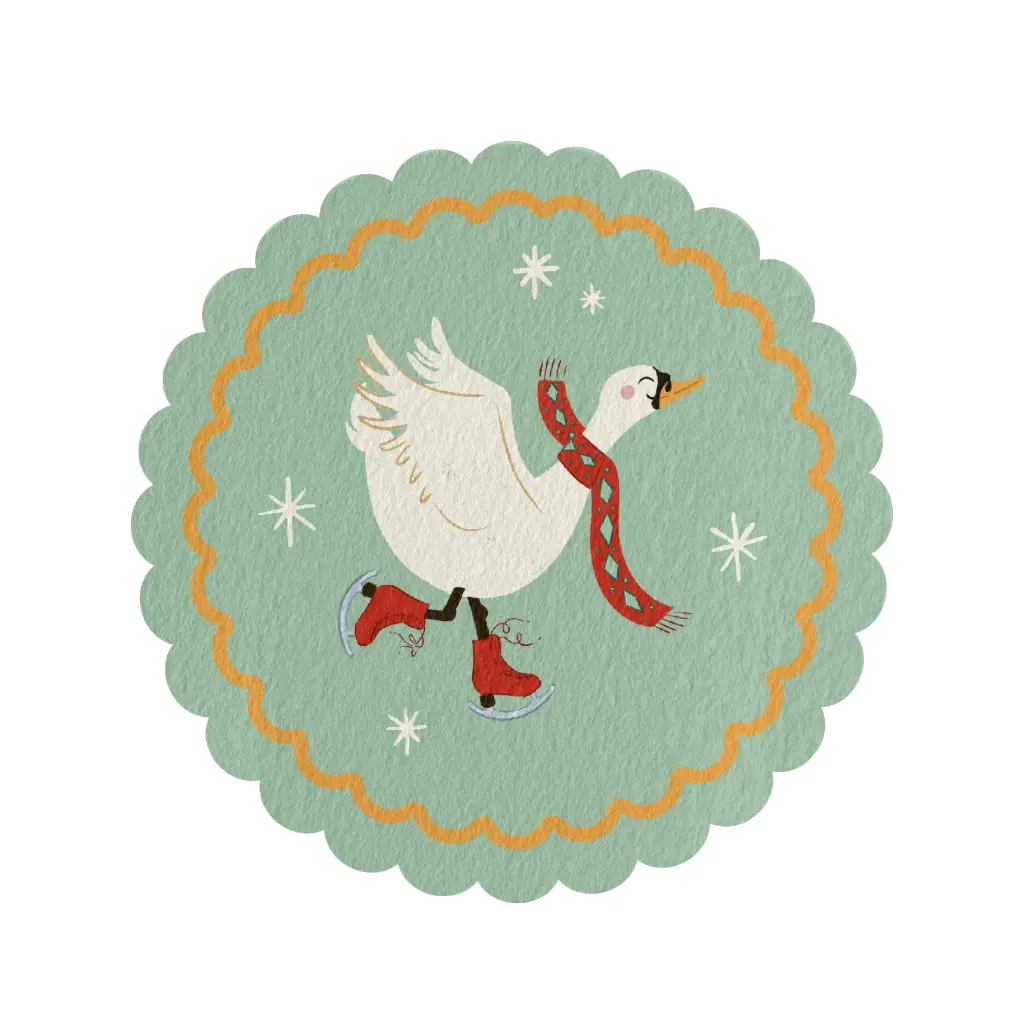 SOUS-VERRE WINTER WHISPERS CYGNE