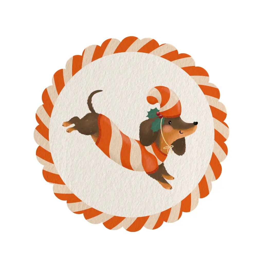SOUS-VERRES LITTLE STORIES TECKEL