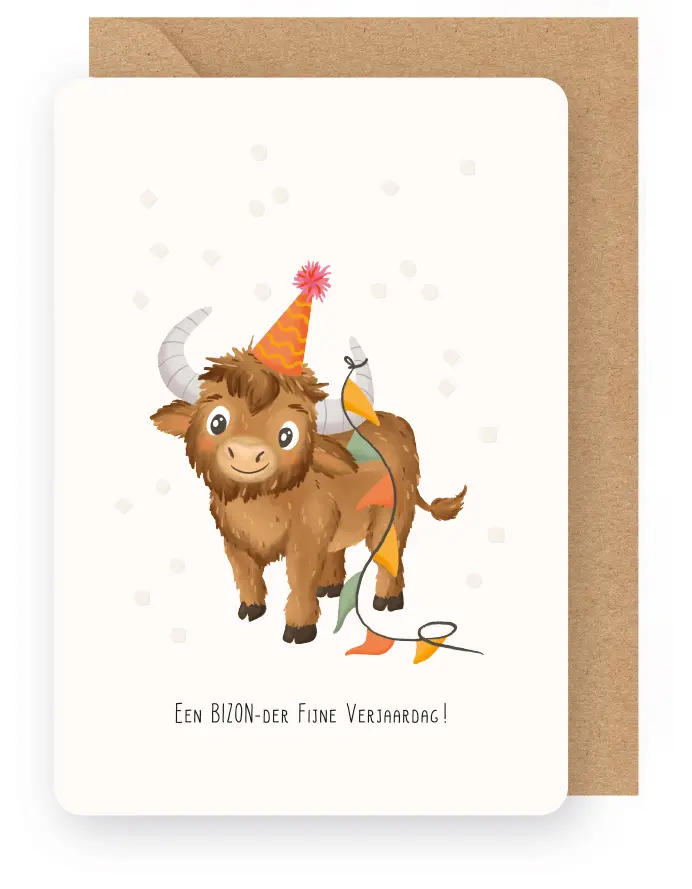 EEN BIZON-DER FIJNE VERJAARDAG!
