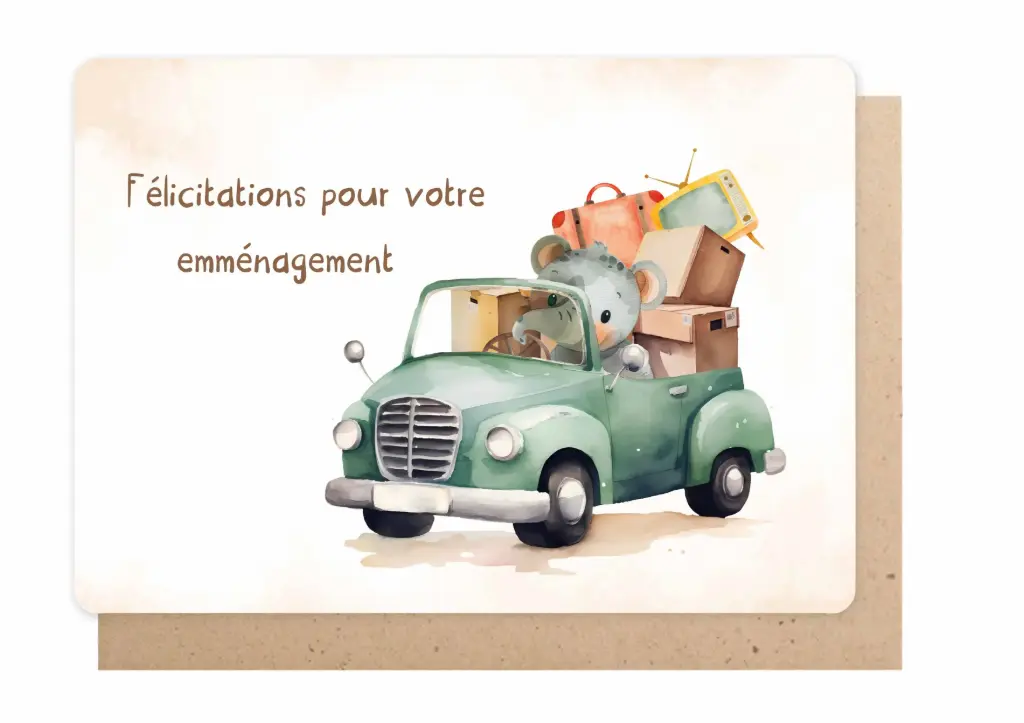 FELICITATIONS POUR VOTRE EMMENAGEMENT