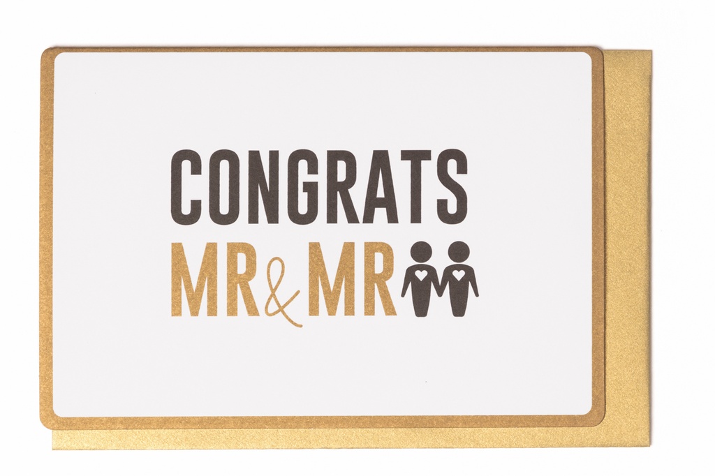 CONGRATS MR & MR