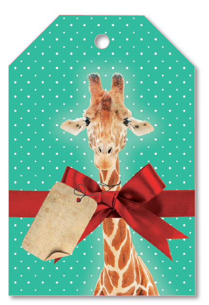 GIFTTAG GIRAF - STRIK