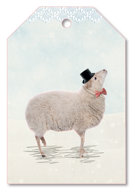 GIFTTAG SCHEEP