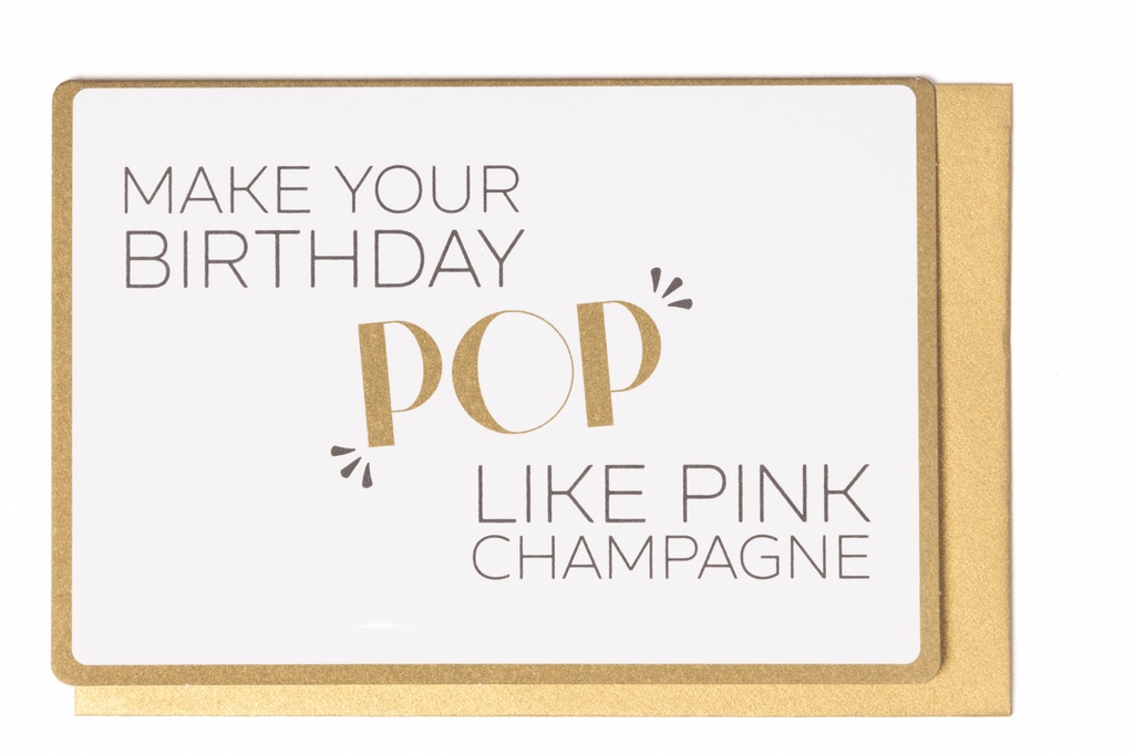 MAKE YOUR BIRTHDAY POP LIKE PINK CHAMPAGNE