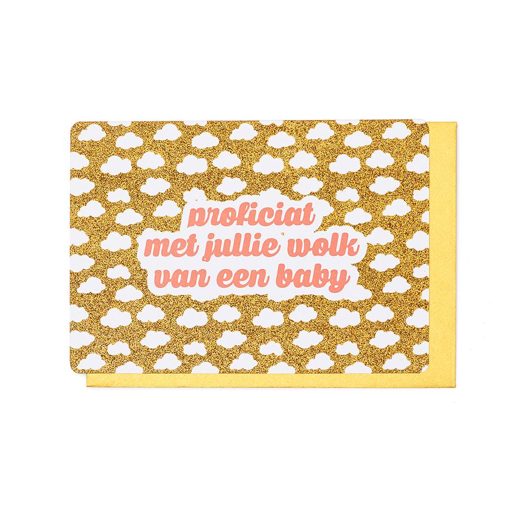 PROFICIAT MET JULLIE WOLK VAN EEN BABY
