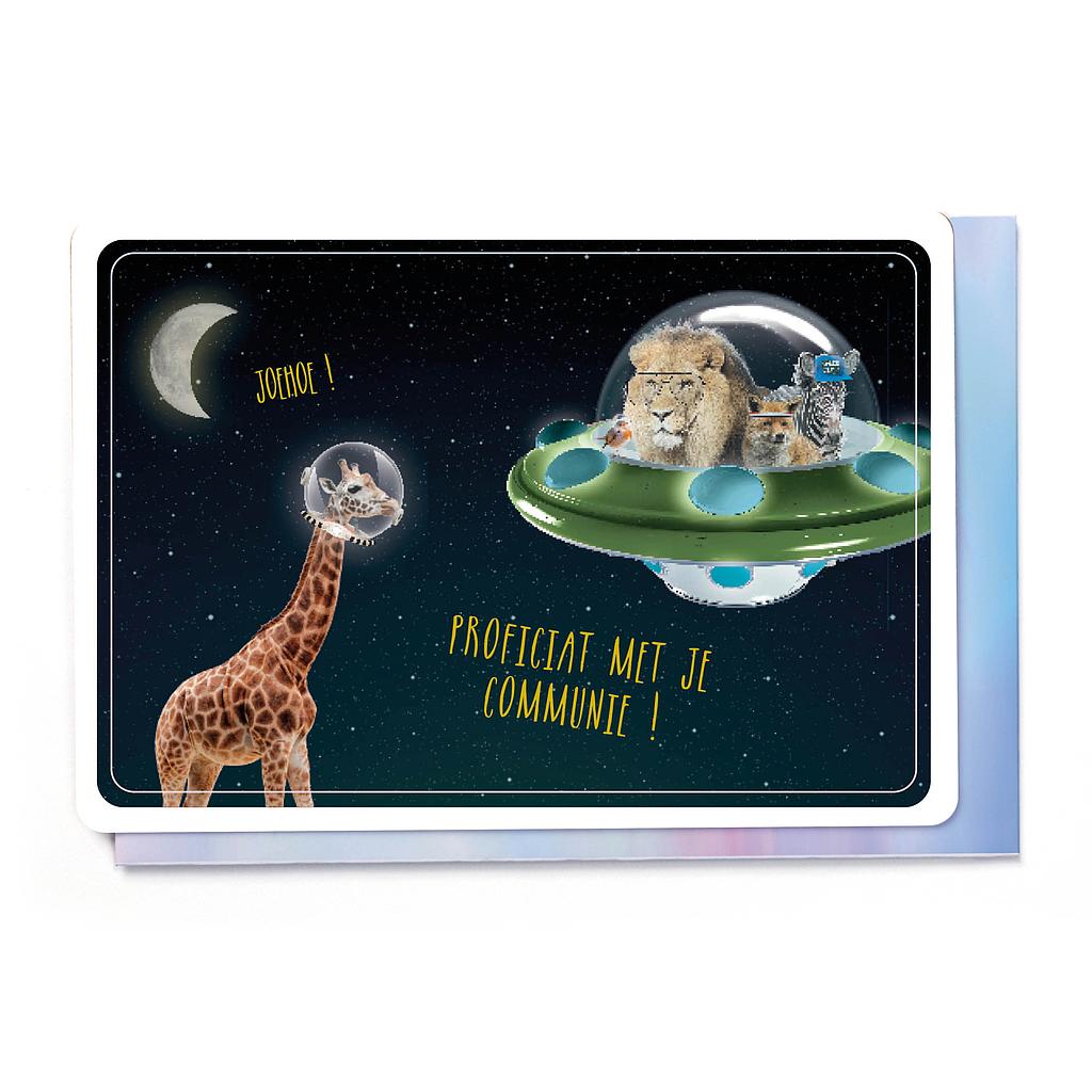 PROFICIAT MET JE COMMUNIE 