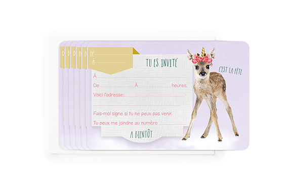 INVITATIONS BAMBI