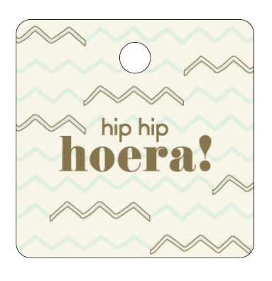 CADEAUKAARTJE - HIP HIP HOERA