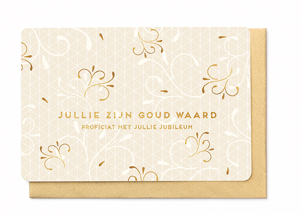 JULLIE ZIJN GOUD WAARD - PROFICIAT MET JULLIE JUBILEUM