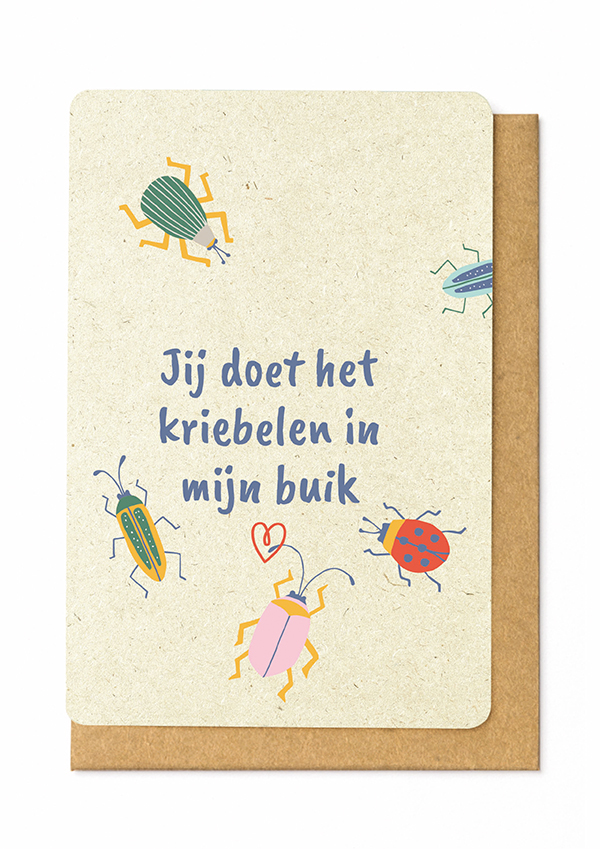 JIJ DOET HET KRIEBELEN IN MIJN BUIK